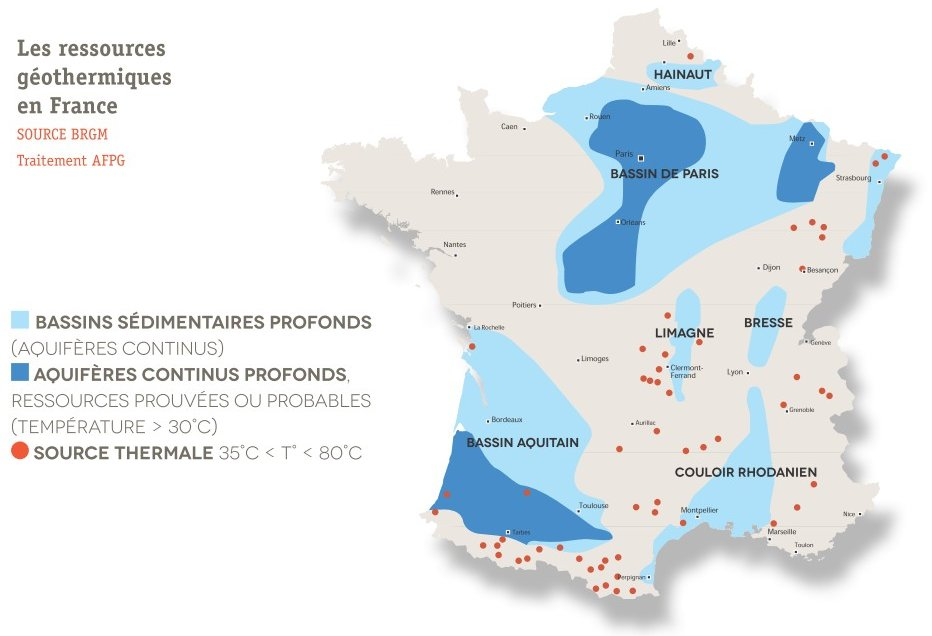 2012 AFPG ressources geothermiques France
